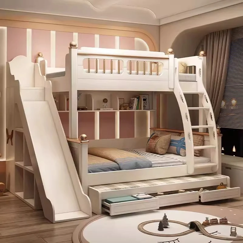 135x190cm wood mattress bunk b - King Size Bed Frame With Storage Drawers recension och pris
