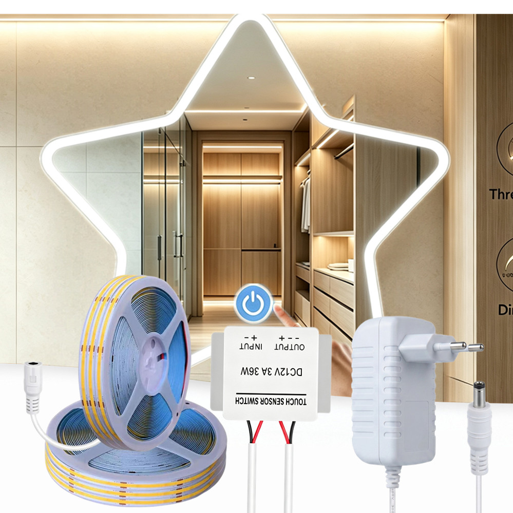 Dimmable Touch Control Bathroo - Dressing Table Vanity With Lighted Mirror recension och pris