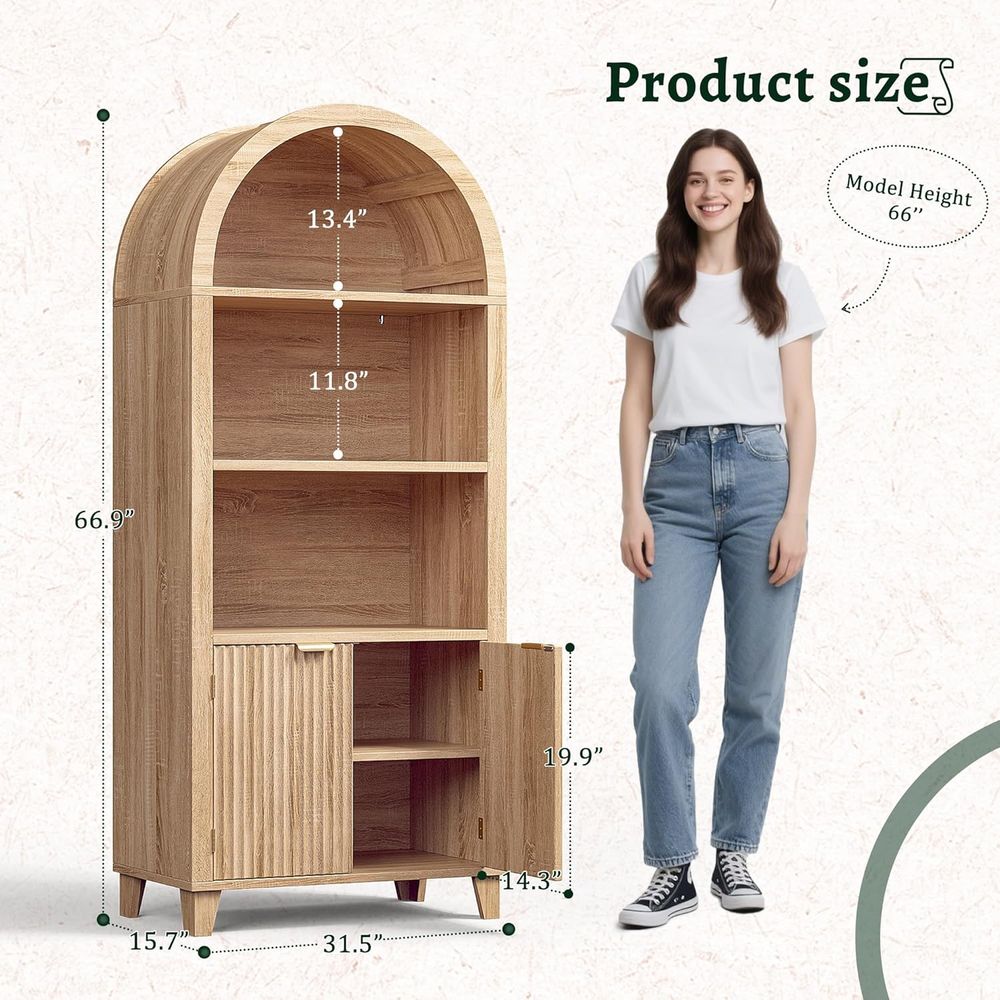 Arched Cabinet, 5-Tier Storage - Storage recension och pris